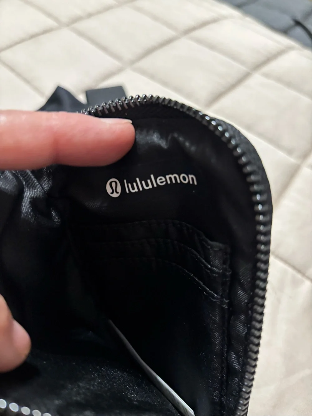 lululemon athletica Black Key Chain Wallet and Coin Pouch Set